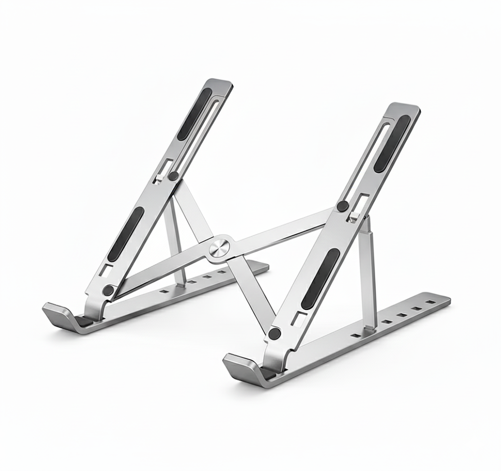 Verstelbare Aluminium Laptopstandaard – Ergonomisch & Draagbaar